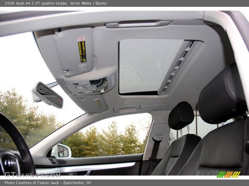 Arctic White / Ebony 2006 Audi A4 2.0T quattro Sedan