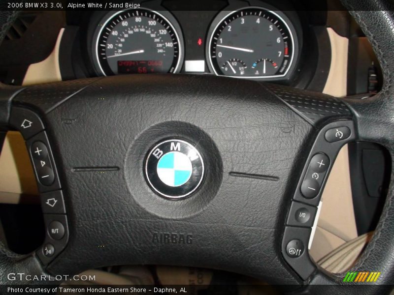 Alpine White / Sand Beige 2006 BMW X3 3.0i