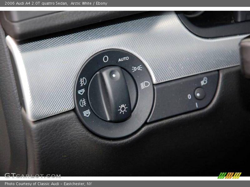 Arctic White / Ebony 2006 Audi A4 2.0T quattro Sedan