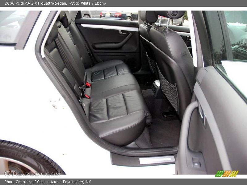 Arctic White / Ebony 2006 Audi A4 2.0T quattro Sedan
