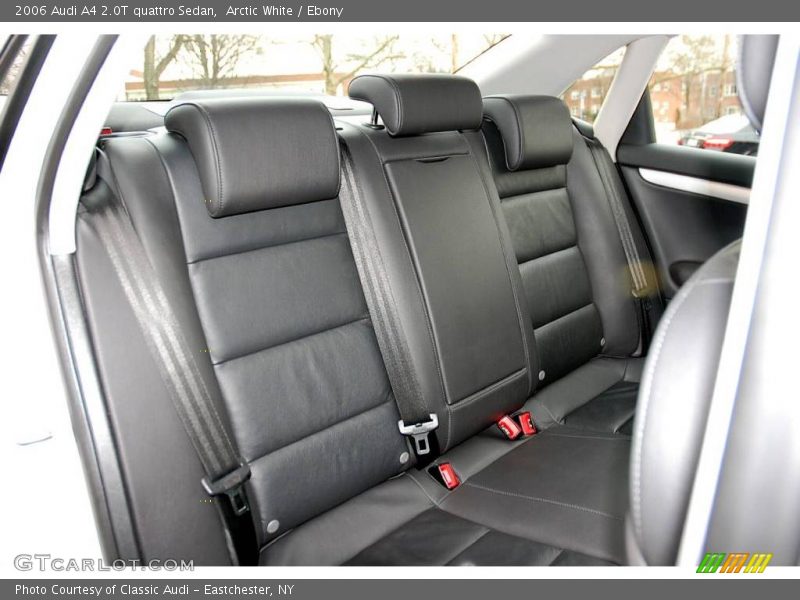 Arctic White / Ebony 2006 Audi A4 2.0T quattro Sedan