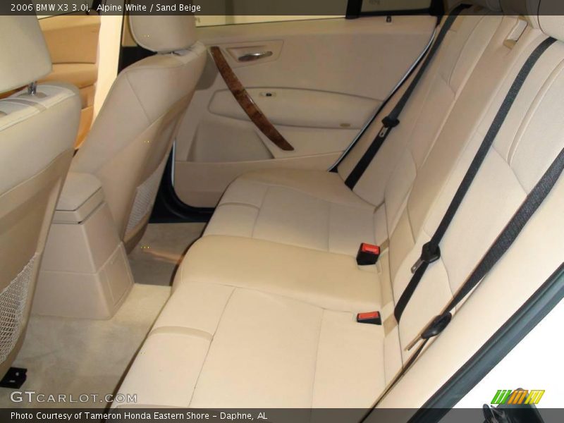 Alpine White / Sand Beige 2006 BMW X3 3.0i