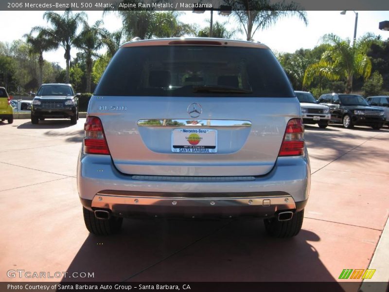 Alpine Rain Metallic / Macadamia 2006 Mercedes-Benz ML 500 4Matic