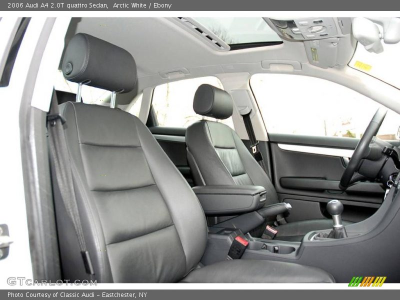 Arctic White / Ebony 2006 Audi A4 2.0T quattro Sedan
