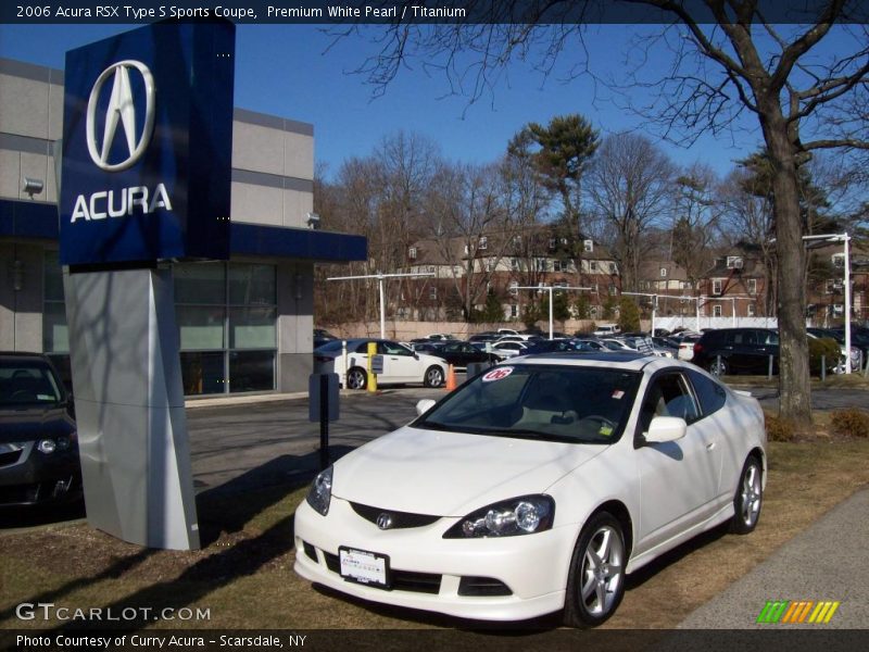 Premium White Pearl / Titanium 2006 Acura RSX Type S Sports Coupe