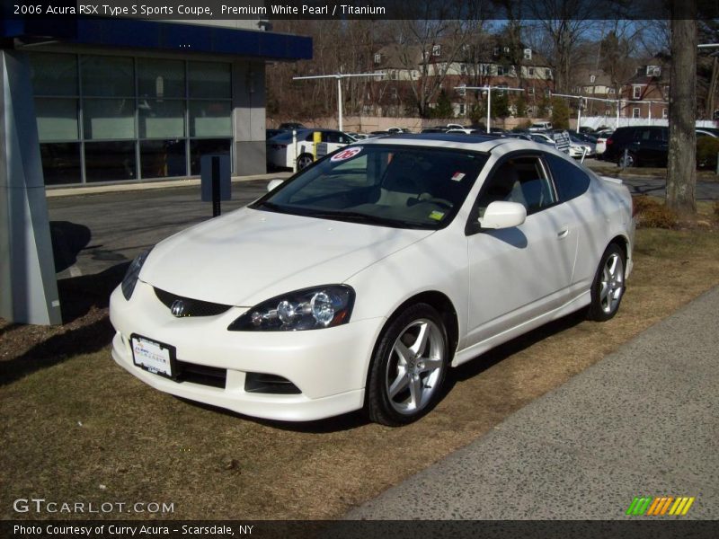 Premium White Pearl / Titanium 2006 Acura RSX Type S Sports Coupe