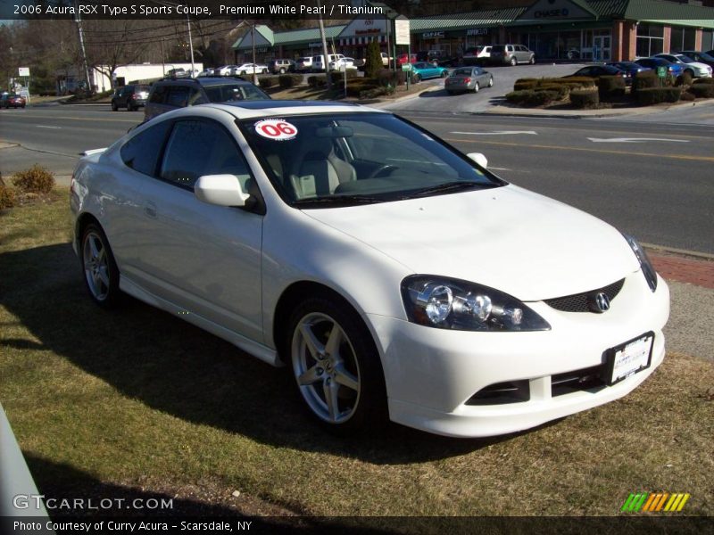 Premium White Pearl / Titanium 2006 Acura RSX Type S Sports Coupe