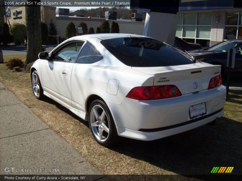 Premium White Pearl / Titanium 2006 Acura RSX Type S Sports Coupe