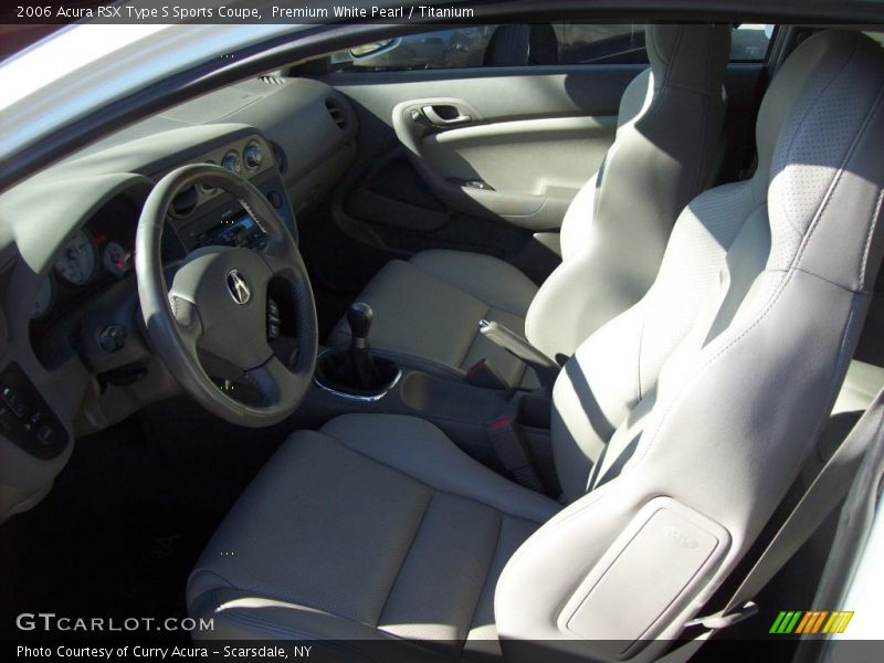 Premium White Pearl / Titanium 2006 Acura RSX Type S Sports Coupe