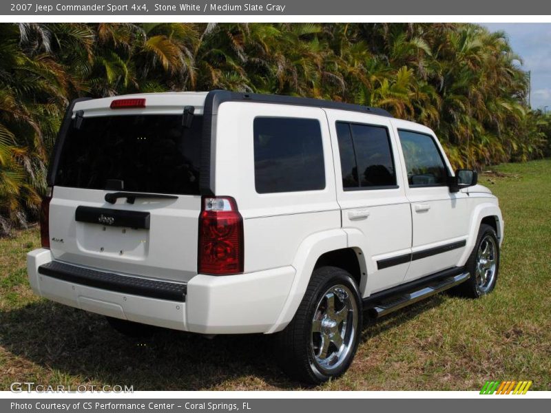 Stone White / Medium Slate Gray 2007 Jeep Commander Sport 4x4