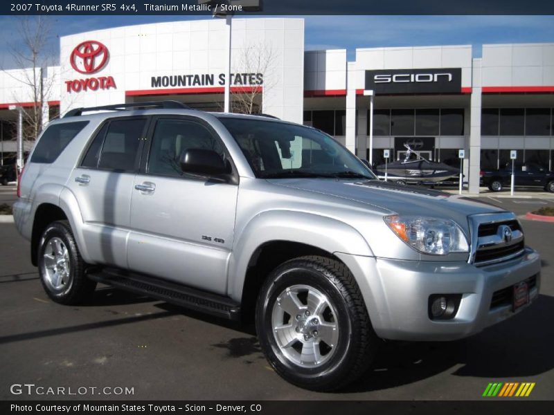 Titanium Metallic / Stone 2007 Toyota 4Runner SR5 4x4