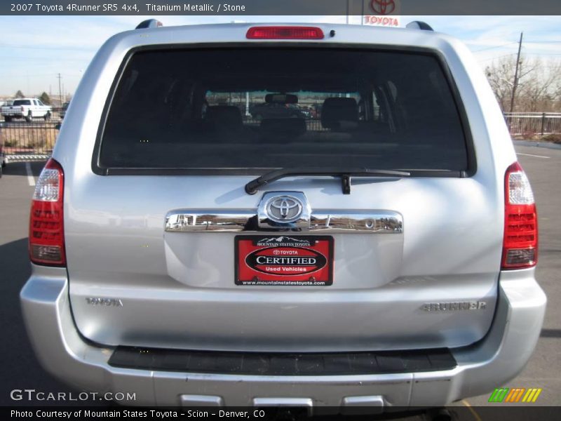 Titanium Metallic / Stone 2007 Toyota 4Runner SR5 4x4