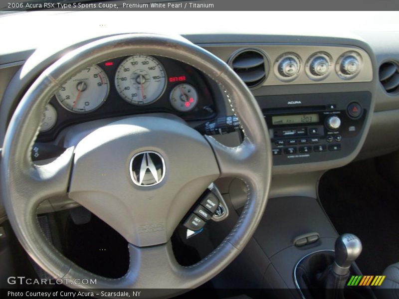 Premium White Pearl / Titanium 2006 Acura RSX Type S Sports Coupe
