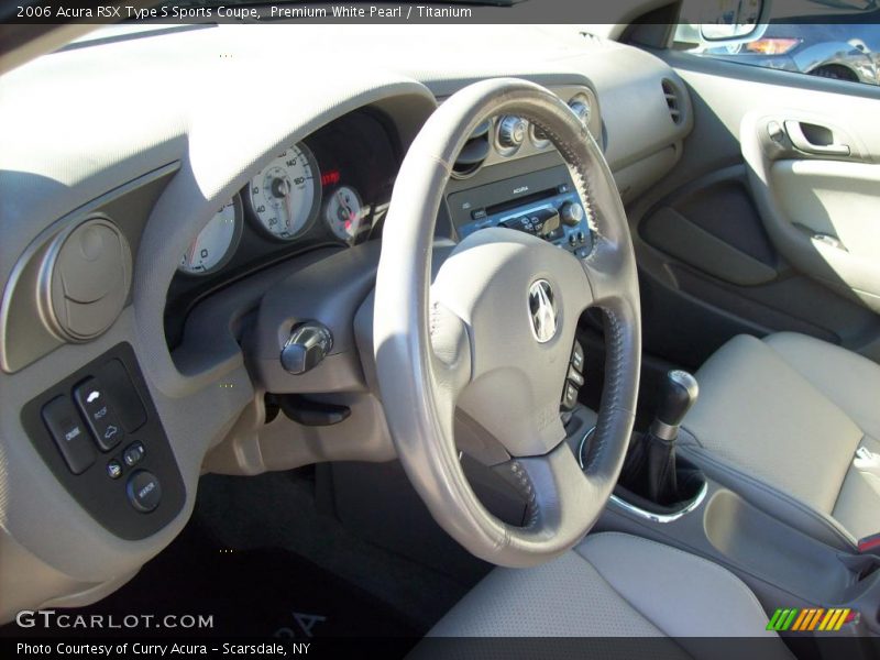 Premium White Pearl / Titanium 2006 Acura RSX Type S Sports Coupe