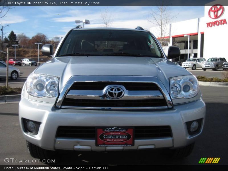 Titanium Metallic / Stone 2007 Toyota 4Runner SR5 4x4