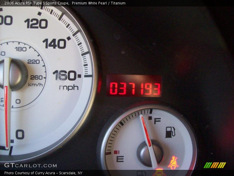 Premium White Pearl / Titanium 2006 Acura RSX Type S Sports Coupe