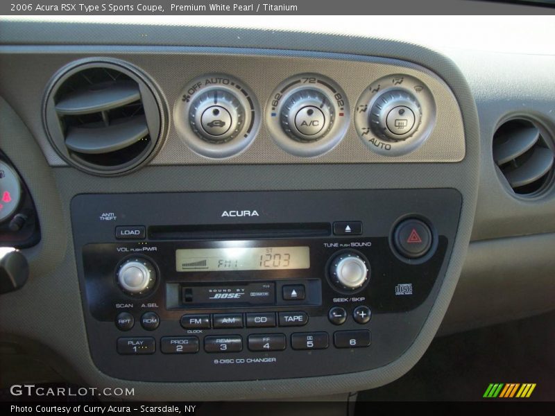 Premium White Pearl / Titanium 2006 Acura RSX Type S Sports Coupe