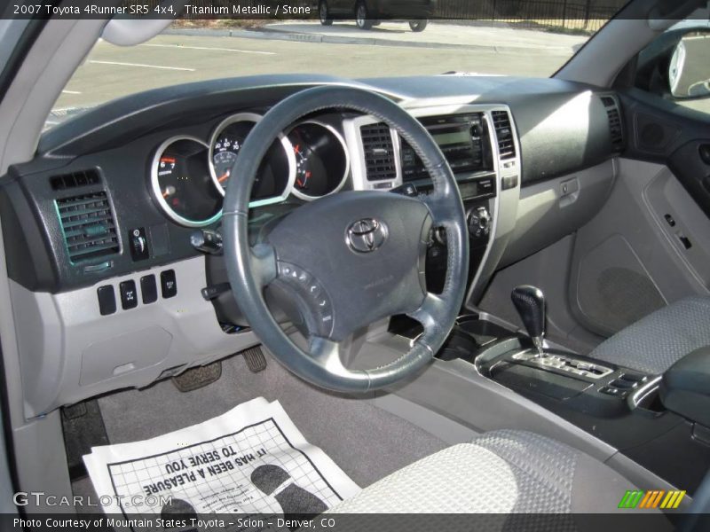 Titanium Metallic / Stone 2007 Toyota 4Runner SR5 4x4