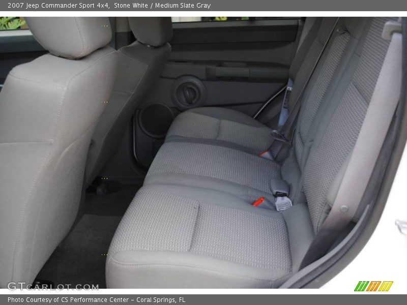 Stone White / Medium Slate Gray 2007 Jeep Commander Sport 4x4