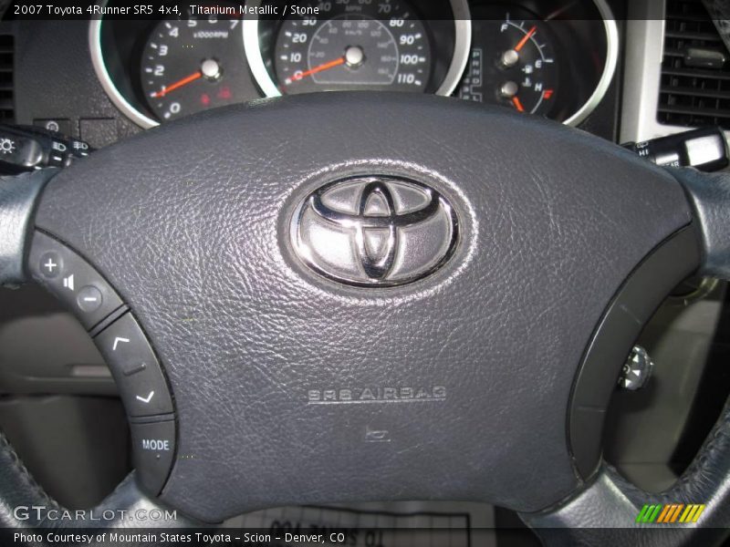 Titanium Metallic / Stone 2007 Toyota 4Runner SR5 4x4