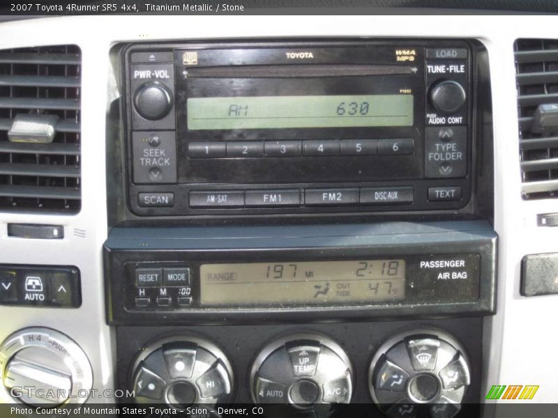 Titanium Metallic / Stone 2007 Toyota 4Runner SR5 4x4