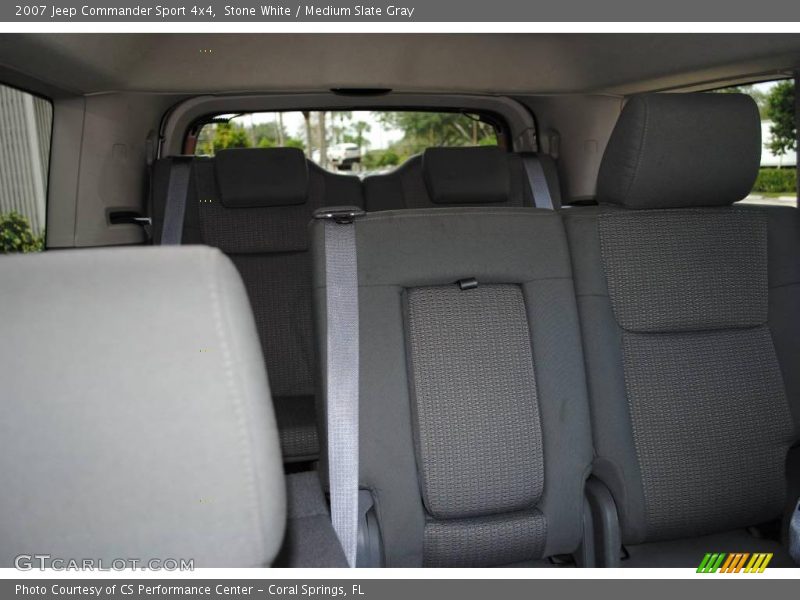 Stone White / Medium Slate Gray 2007 Jeep Commander Sport 4x4