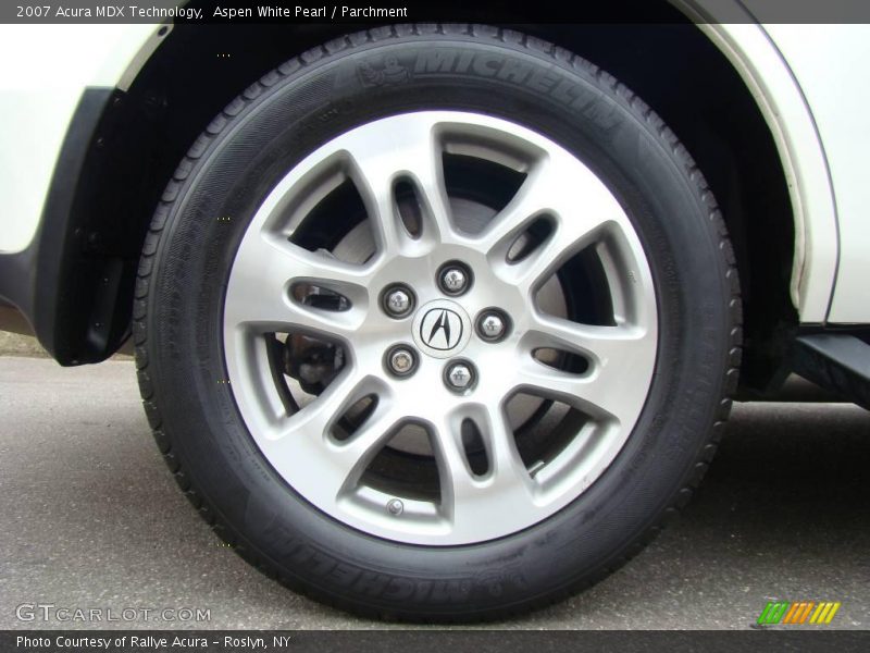 Aspen White Pearl / Parchment 2007 Acura MDX Technology