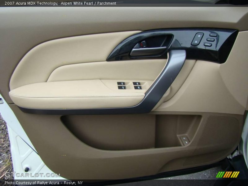 Aspen White Pearl / Parchment 2007 Acura MDX Technology