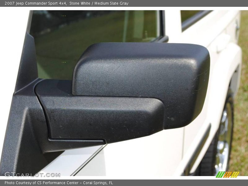 Stone White / Medium Slate Gray 2007 Jeep Commander Sport 4x4