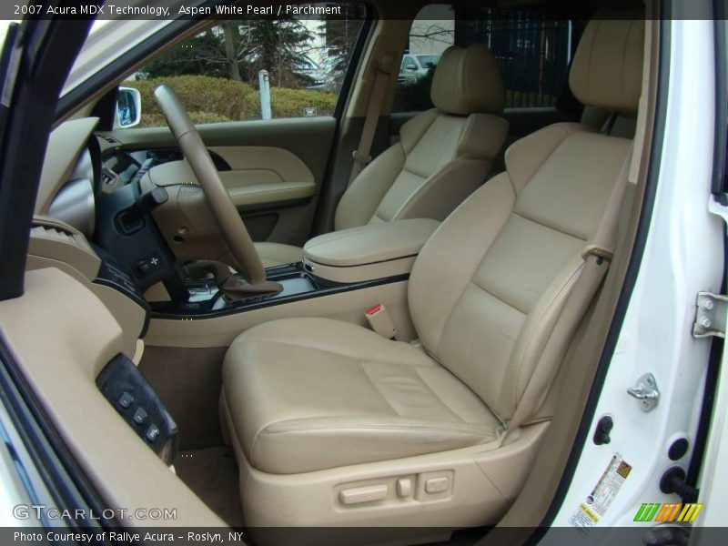 Aspen White Pearl / Parchment 2007 Acura MDX Technology