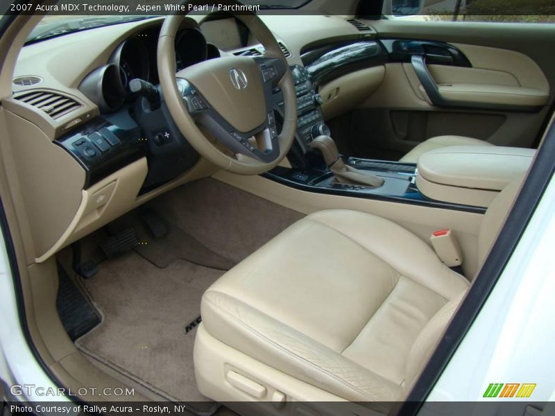 Aspen White Pearl / Parchment 2007 Acura MDX Technology