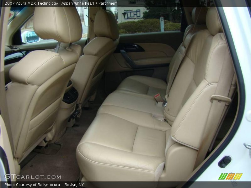 Aspen White Pearl / Parchment 2007 Acura MDX Technology