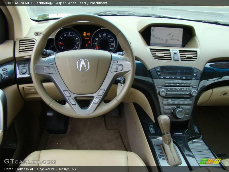 Aspen White Pearl / Parchment 2007 Acura MDX Technology