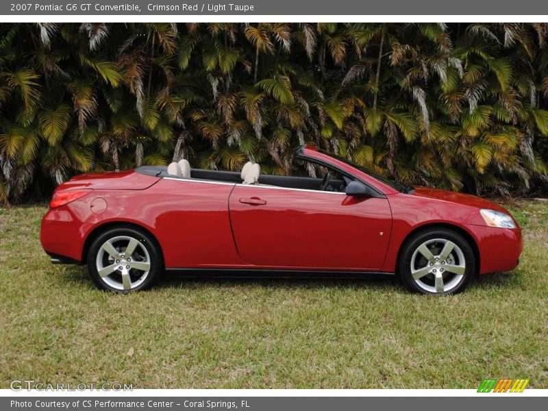 Crimson Red / Light Taupe 2007 Pontiac G6 GT Convertible