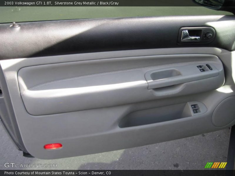 Silverstone Grey Metallic / Black/Gray 2003 Volkswagen GTI 1.8T