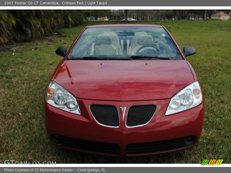 Crimson Red / Light Taupe 2007 Pontiac G6 GT Convertible