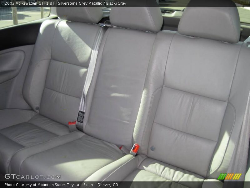Silverstone Grey Metallic / Black/Gray 2003 Volkswagen GTI 1.8T
