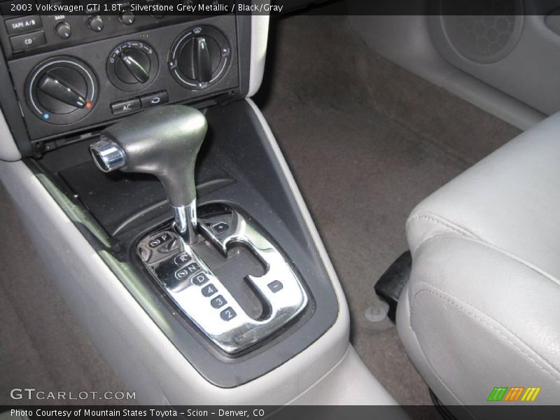 Silverstone Grey Metallic / Black/Gray 2003 Volkswagen GTI 1.8T