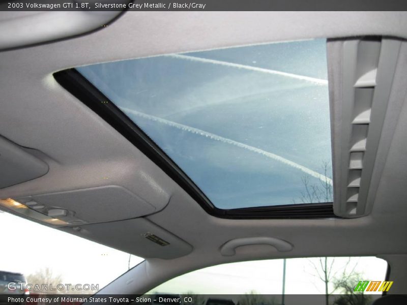 Silverstone Grey Metallic / Black/Gray 2003 Volkswagen GTI 1.8T