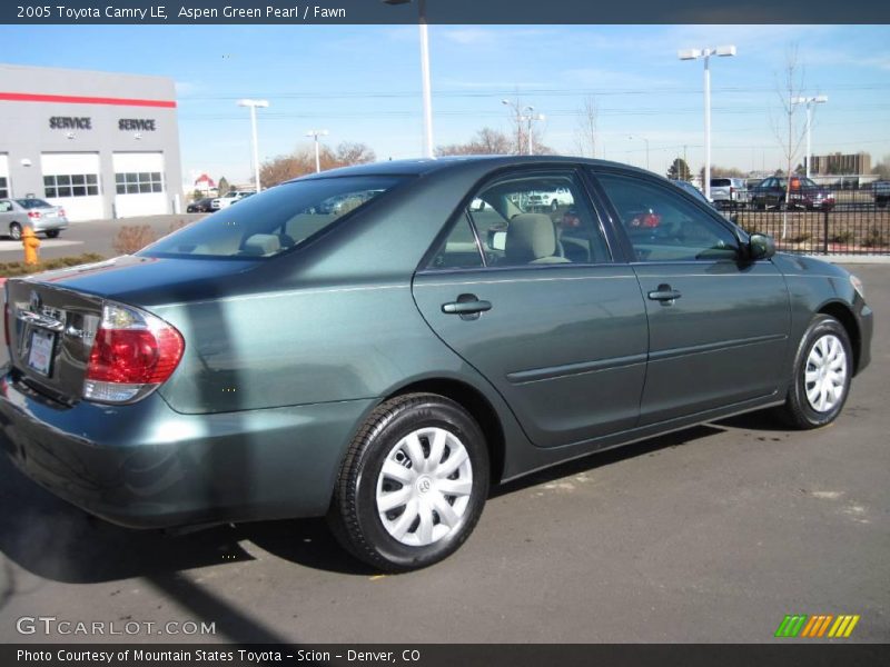 Aspen Green Pearl / Fawn 2005 Toyota Camry LE