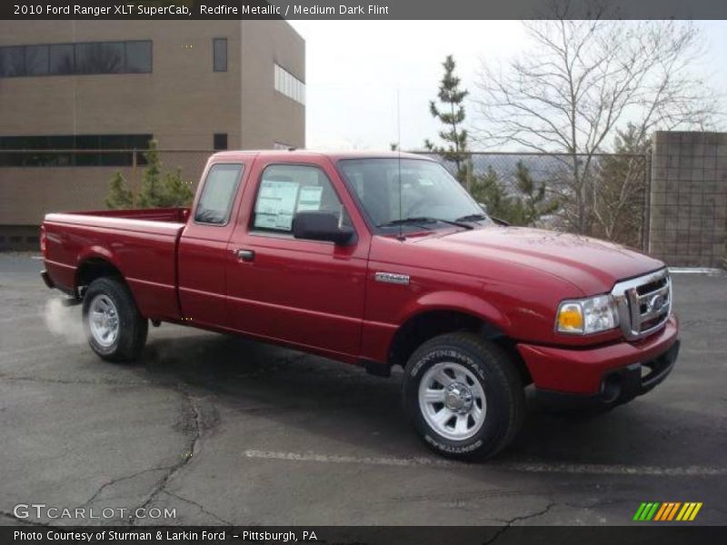 Redfire Metallic / Medium Dark Flint 2010 Ford Ranger XLT SuperCab