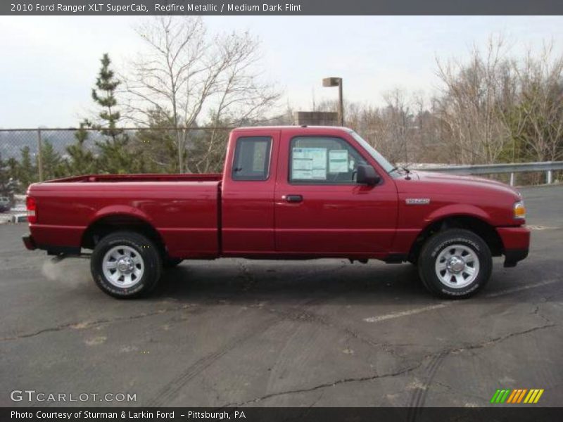 Redfire Metallic / Medium Dark Flint 2010 Ford Ranger XLT SuperCab