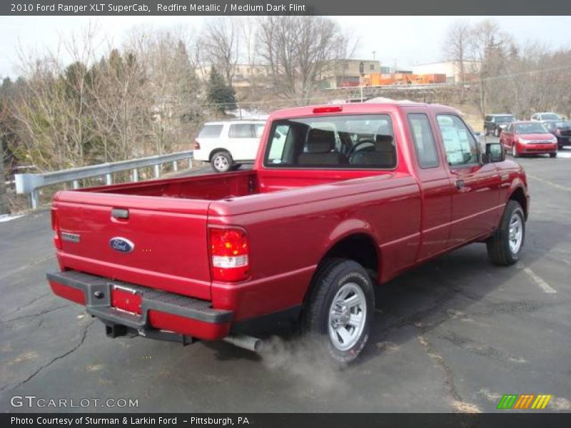 Redfire Metallic / Medium Dark Flint 2010 Ford Ranger XLT SuperCab