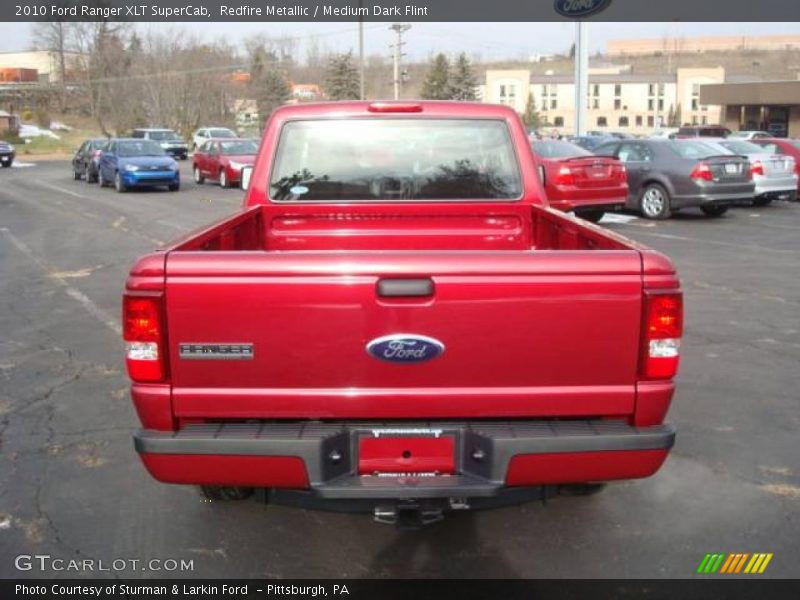 Redfire Metallic / Medium Dark Flint 2010 Ford Ranger XLT SuperCab