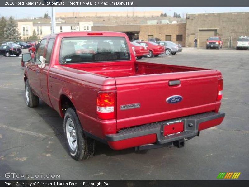 Redfire Metallic / Medium Dark Flint 2010 Ford Ranger XLT SuperCab