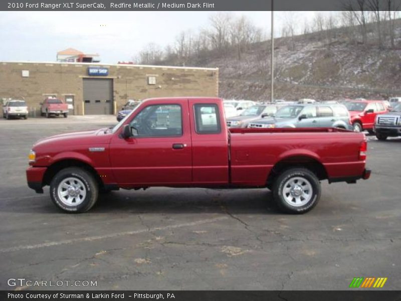 Redfire Metallic / Medium Dark Flint 2010 Ford Ranger XLT SuperCab