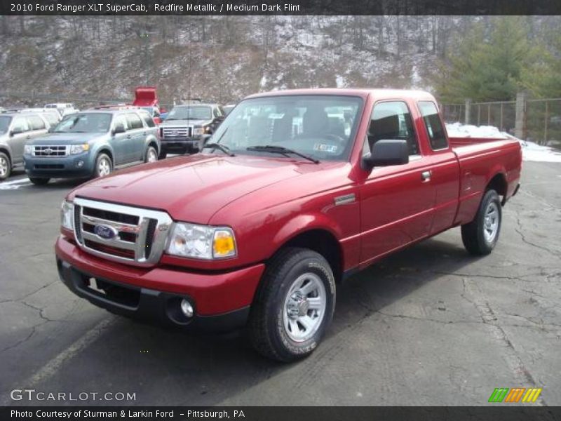 Redfire Metallic / Medium Dark Flint 2010 Ford Ranger XLT SuperCab