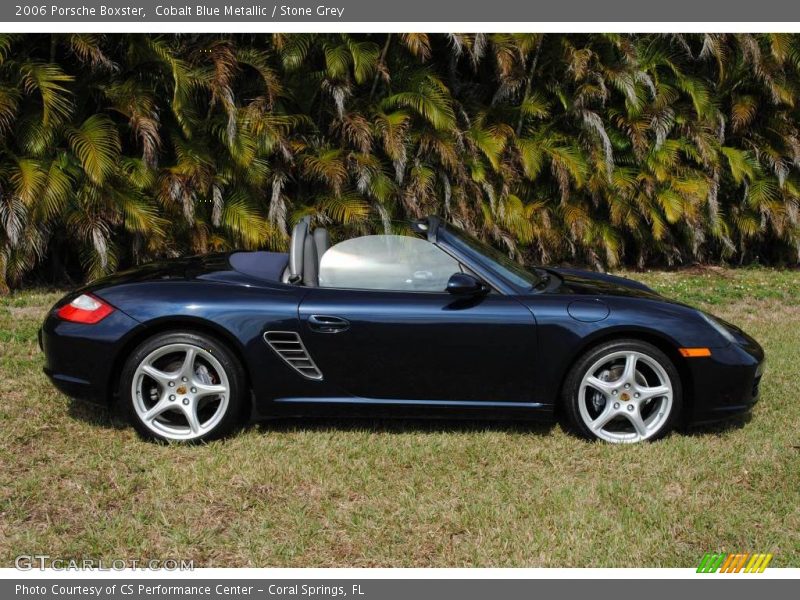 Cobalt Blue Metallic / Stone Grey 2006 Porsche Boxster