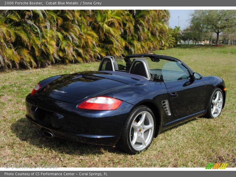 Cobalt Blue Metallic / Stone Grey 2006 Porsche Boxster