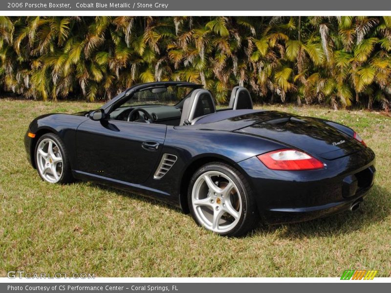 Cobalt Blue Metallic / Stone Grey 2006 Porsche Boxster